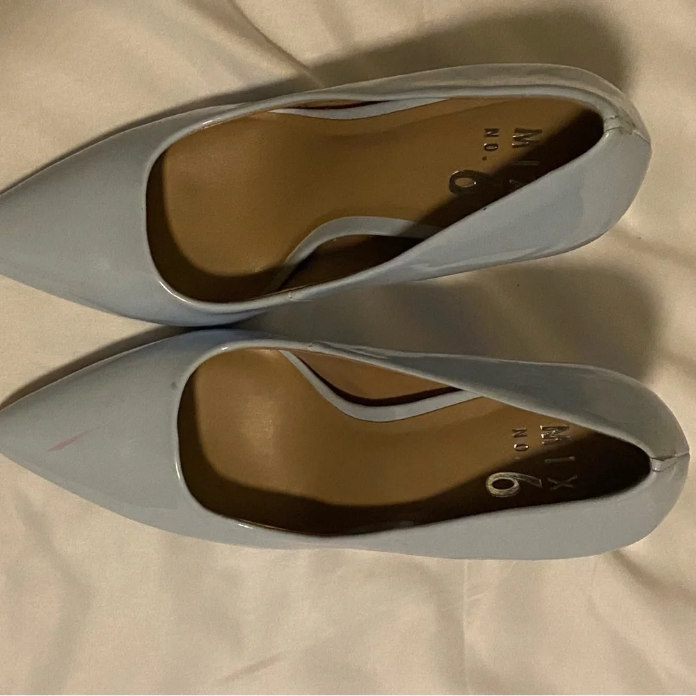 Sky blue Mix 6 heels - Picture 2 of 3